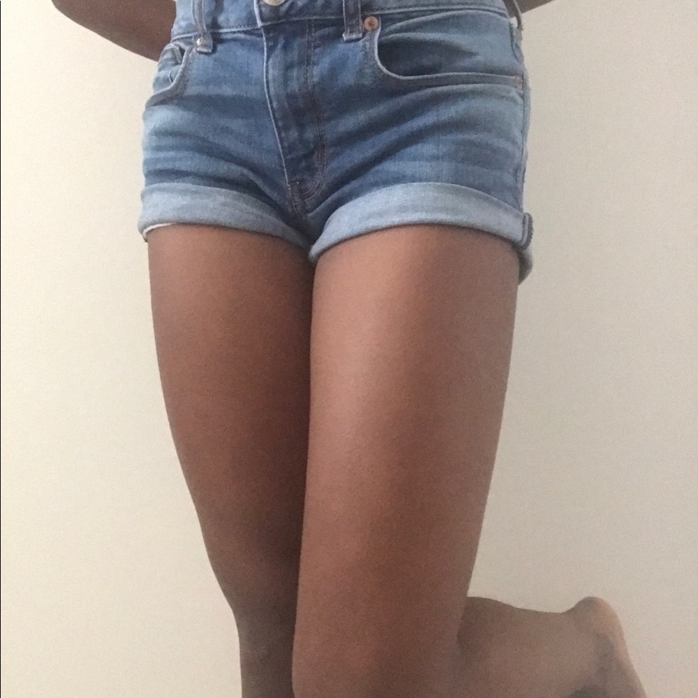 American Eagle Midi Super-Stretch Shorts